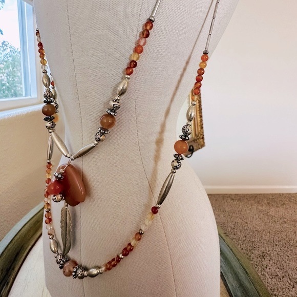 Vintage Totem Bear Southwestern Necklace - Picture 4 of 16